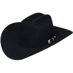 10x Stetson Shasta Beaver Felt Cowboy Hat Black