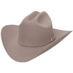 30x Stetson El Patron Beaver Felt Cowboy Hat Silverbelly