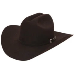 6x Stetson Skyline Fur Felt Cowboy Hat Chocolate