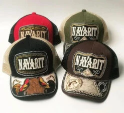 Gorra Artesanal Con Bordado Del Estado De Nayarit