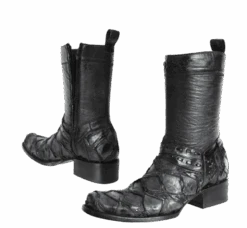 Pirarucu Fish Boots- Botas De Pirarucu - Skinny Zipper WD 012