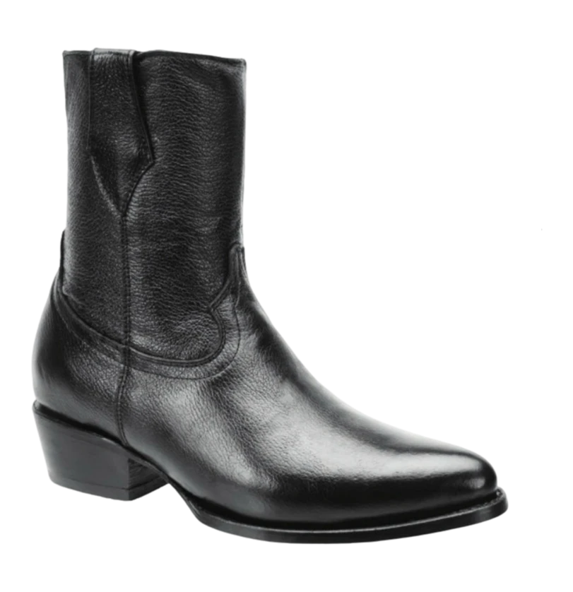 Botas De Piel De Venado- Deer Skin Boots- Skinny Zipper WD 008