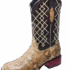 Python Boots Mens - Botas De Pitón Horma Rodeo