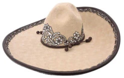 Sombrero Charro Fino De Lana Original WD