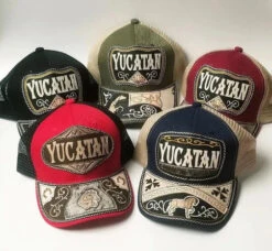 Gorra Artesanal Con Bordado Del Estado De Yucatan