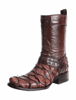 Pirarucu Fish Boots- Botas De Pirarucu - Casual Zipper WD 013