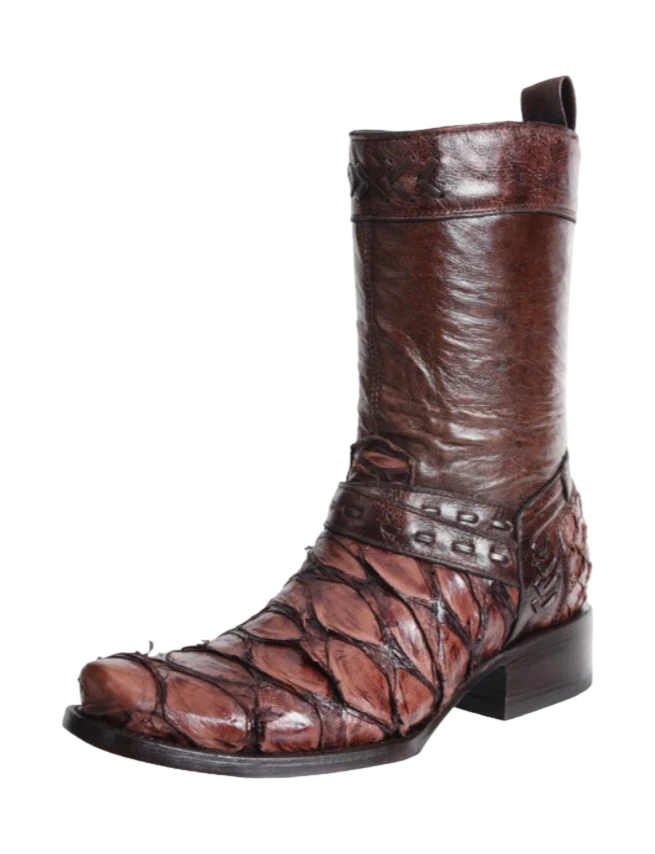 Pirarucu Fish Boots- Botas De Pirarucu - Casual Zipper WD 013 1 Pirarucu Fish Boots- Botas De Pirarucu - Casual Zipper WD 013