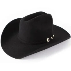 4X Stetson Brenham Felt Cowboy Hat Black