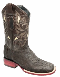 Python Boots Mens - Botas De Pitón Horma Rodeo