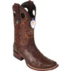 Wild West Botas De Avestruz Horma Rodeo