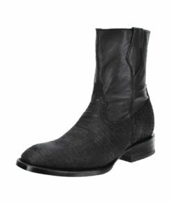 Botas Cuello De Toro- Bull Skin Boots- Skinny Zipper WD 009