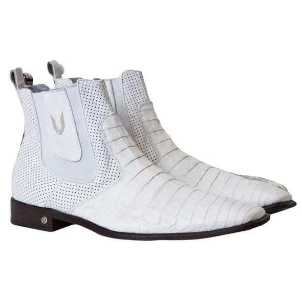 Vestigium Genuine Caiman Belly Chelsea Boots 1 Vestigium Genuine Caiman Belly Chelsea Boots