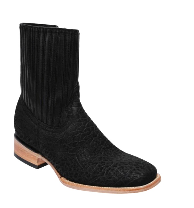 Botas Cuello De Toro- Bull Skin Boots- Skinny Zipper WD 010