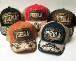 Gorra Artesanal Con Bordado Del Estado De Puebla