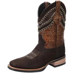 Square Toe Cowboy Boots - Botas Cuadradas Para Hombre WD - 319
