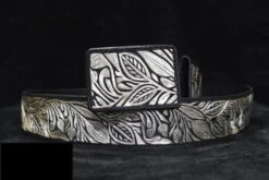 Cinto De Hilo De Plata Fino Original Para Hombre