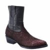 Python Boots Mens - Botas De Pitón Skinny Ziper WD 006