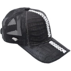 Gorra O Cachucha De Piel Cocodrilo Original