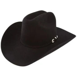 4X Stetson Deadwood Felt Cowboy Hat Black