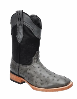 Ostrich Boots Mens - Botas De Avestruz - Horma Rodeó