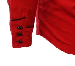 White Diamond Camisa Charra Color Rojo -Western Denim Clothing z18