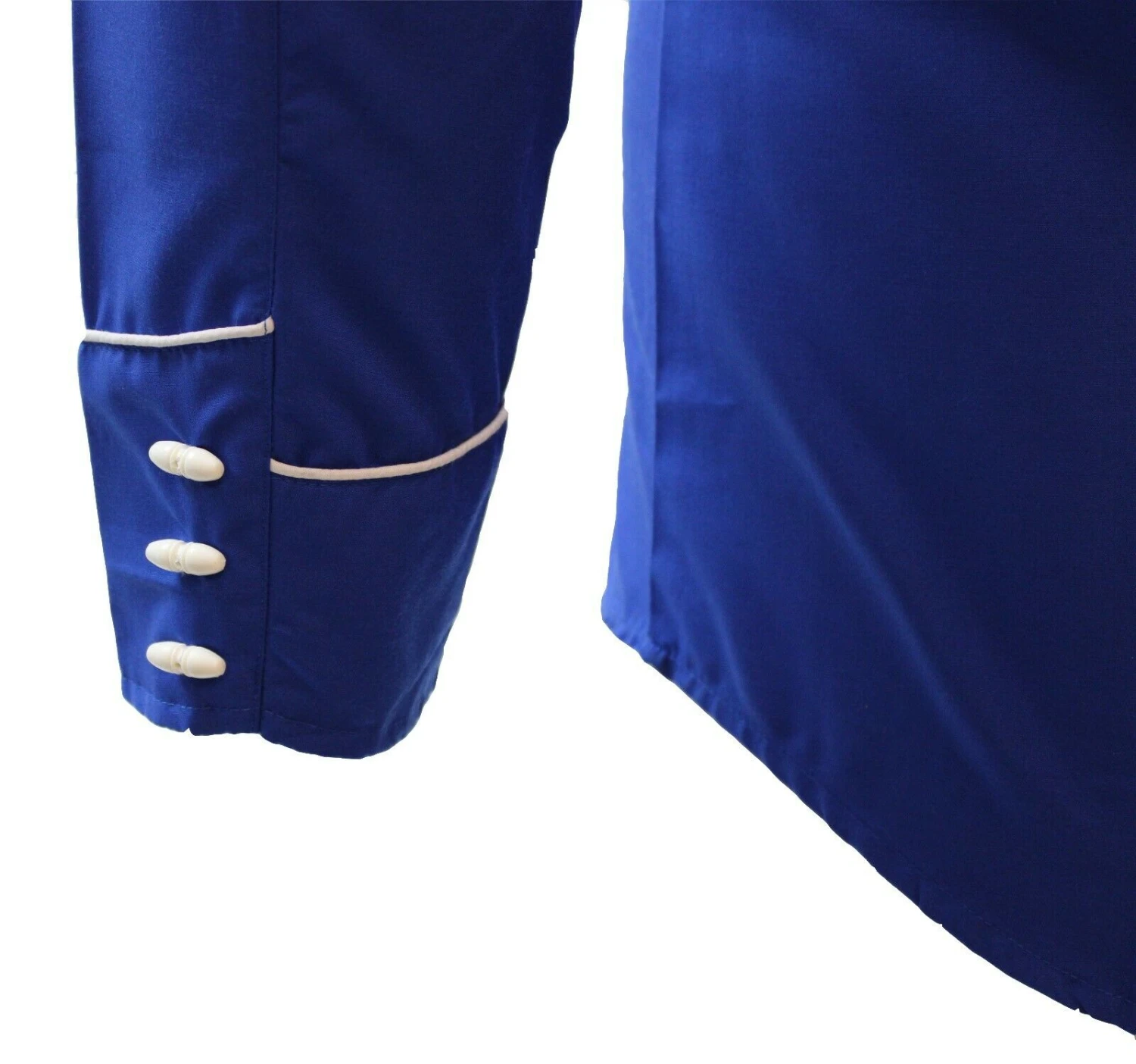 White Diamond Camisa Charra Color Azul 4 White Diamond Camisa Charra Color Azul - Image 4