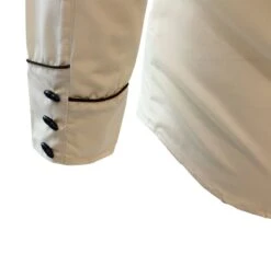 White Diamond Camisa Charra Color Beige -Western Denim Clothing z30