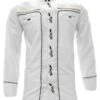 White Diamond Camisa Charra Color Blanco Con Negro